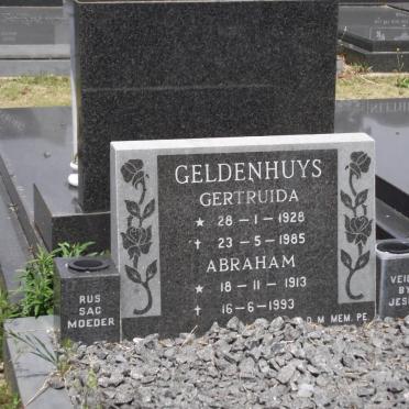 GELDENHUYS Abraham 1913-1993 &amp; Gertruida 1928-1985