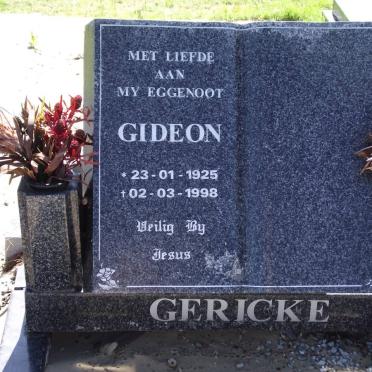 GERICKE Gideon 1925-1998