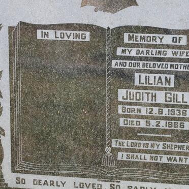 GILL Lilian Judith 1936-1966