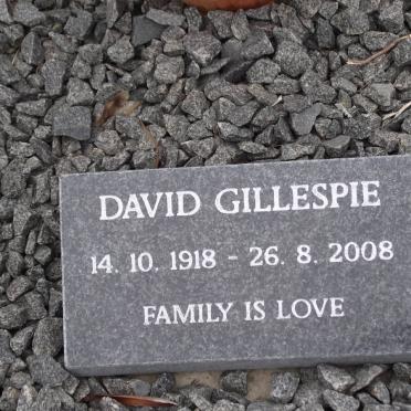 GILLESPIE David 1918-2008