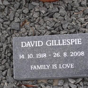 GILLESPIE David 1918-2008