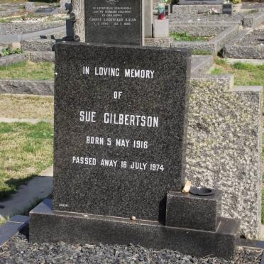 GILBERTSON Sue 1916-1974