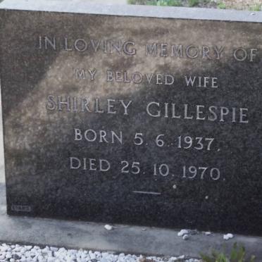 GILLESPIE Shirley 1937-1970