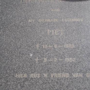 GILJEIN Piet 1920-1982 &amp; Eileen 1925-2000 