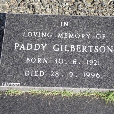 GILBERTSON 1921-1996