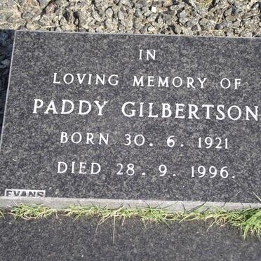 GILBERTSON 1921-1996