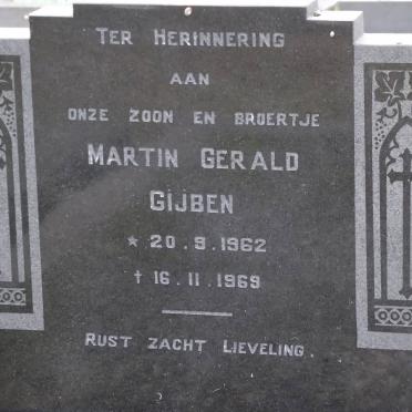 GIJBEN Martin Gerald 1962-1969
