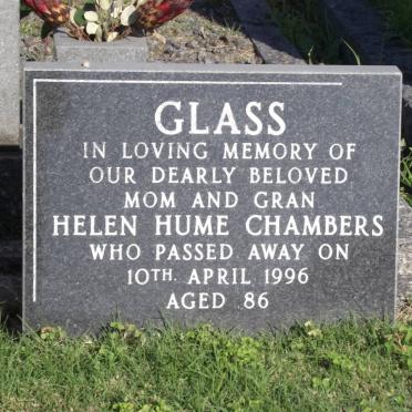 GLASS Helen Hume Chambers -1996