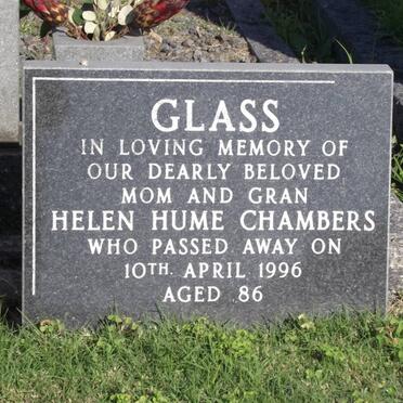 GLASS Helen Hume Chambers -1996