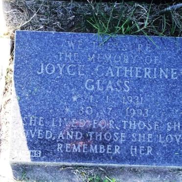 GLASS Joyce Catherine 1931-1993