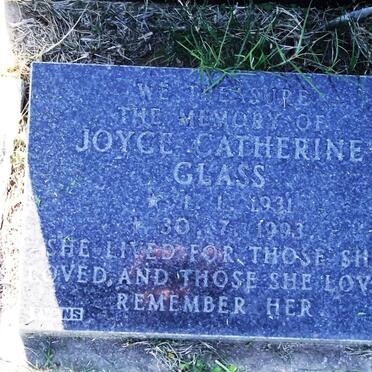 GLASS Joyce Catherine 1931-1993
