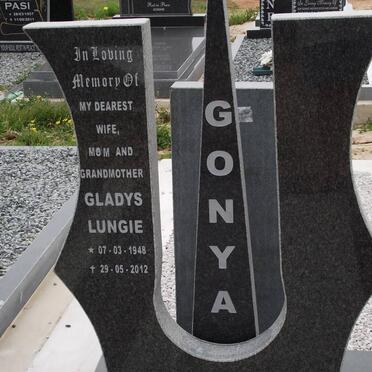 GONYA Gladys Lungie 1948-2012