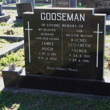 GOOSEMAN James Hugh 1911-1974 &amp; Rachel Elizabeth Palmer 1915-1991