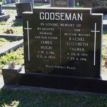 GOOSEMAN James Hugh 1911-1974 &amp; Rachel Elizabeth Palmer 1915-1991