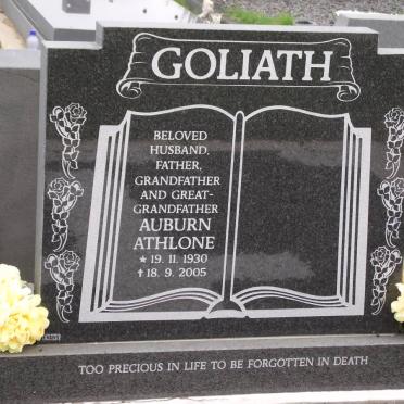 GOLIATH Auburn Athlone 1930-2005