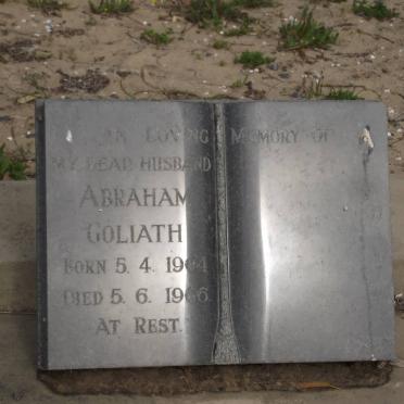 GOLIATH Abraham 1904-1966