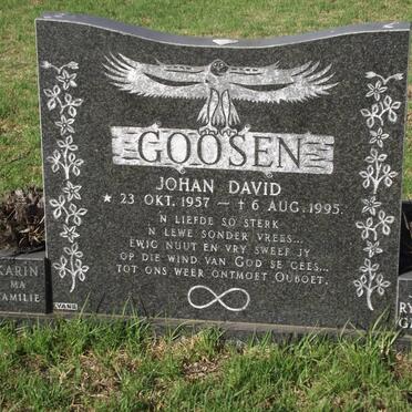 GOOSEN Johan David 1957-1995