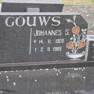 GOUWS Johannes S. 1920-1989