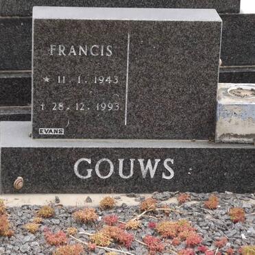 GOUWS Francis 1943-1993
