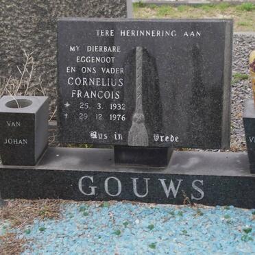 GOUWS Cornelius Francois 1932-1976