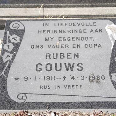 GOUWS Ruben 1911-1980