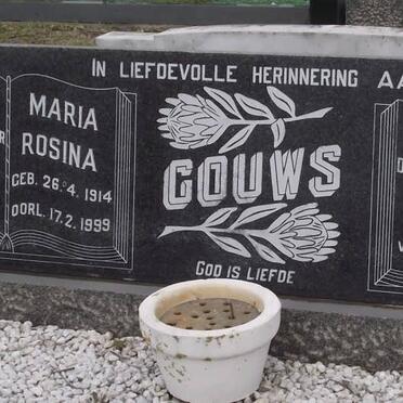 GOUWS Nicolaas Johannes 1910-1969 &amp; Maria Rosina 1914-1999