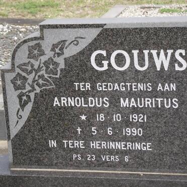 GOUWS Arnoldus Mauritus 1921-1990