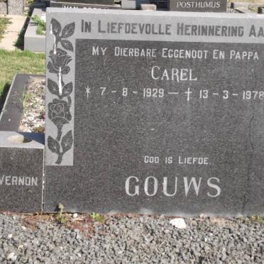 GOUWS Carel 1929-1978