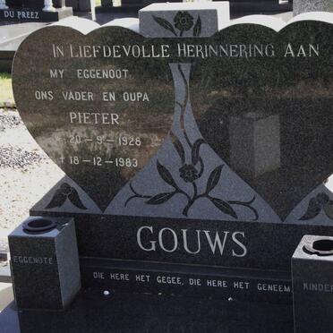 GOUWS Pieter 1928-1983