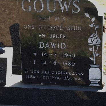GOUWS Dawid 1960-1980
