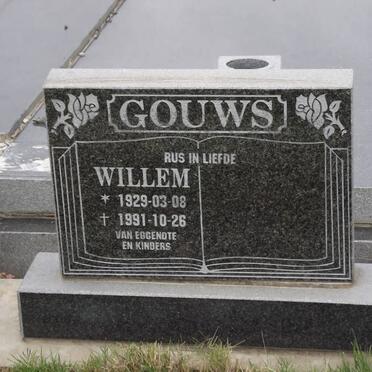 GOUWS Willem 1929-1991