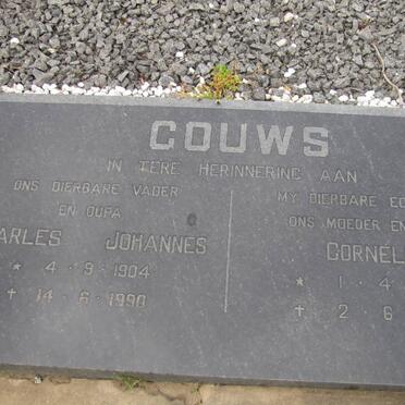 GOUWS Charles Johannes 1904-1990 &amp; Cornelia 1907-1975