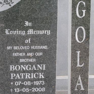GOLA Bongani Patrick 1973-2008