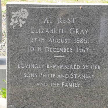 GRAY Elizabeth 1885-1967