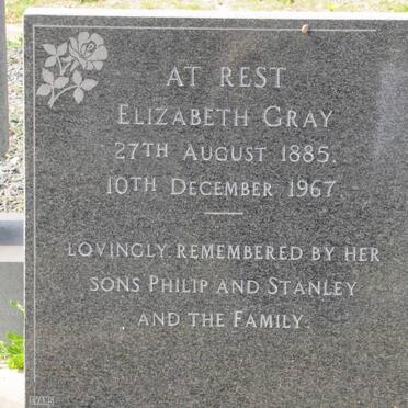 GRAY Elizabeth 1885-1967