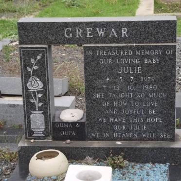 GREWAR Julie 1979-1980