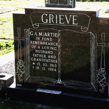 GRIEVE G.A.M 1913-1984