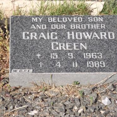 GREEN Craig Howard 1963-1989
