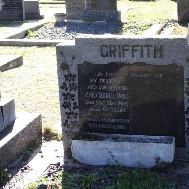 GRIFFITH Edna Muriel Rose -1962