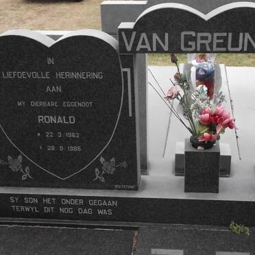 GREUNEN Ronald, van 1962-1986