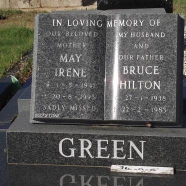 GREEN Bruce Hilton 1938-1985 &amp; May Irene 1941-1995