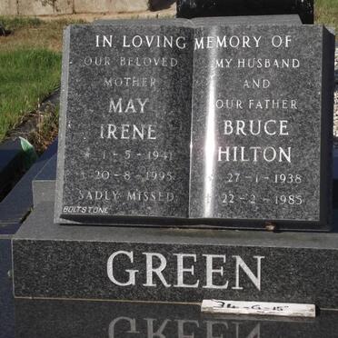 GREEN Bruce Hilton 1938-1985 &amp; May Irene 1941-1995