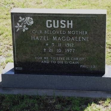 GUSH Hazel Magdelene 1912-1977