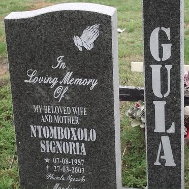 GULA Ntomboxolo Signoria 1957-2003