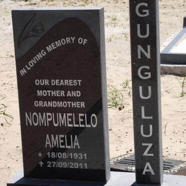 GUNGULUZA Nompumelelo Amelia 1931-2011