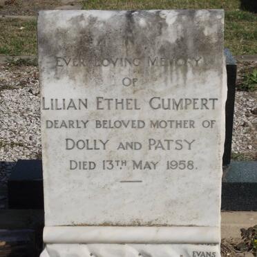 GUMPERT Lilian Ethel -1958