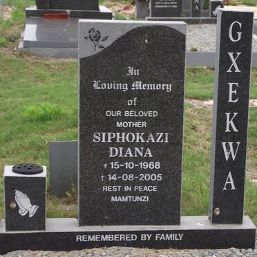 GXEKWA Siphokazi Diana 1968-2005