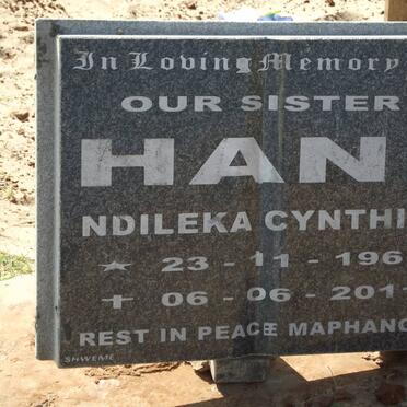 HANI Ndileka Cynthia 1961-2011
