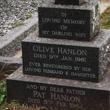 HANLON Olive -1961 :: HANLON Pat -1964