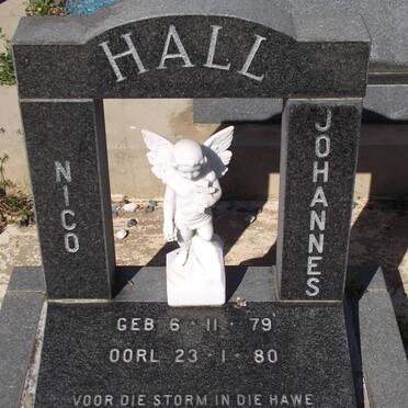 HALL Nico Johannes 1979-1980